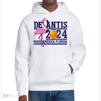 DeSantis 2024 Make America Florida Flamingo Election District V.I.T. Heavyweight Hoodie thumb 0