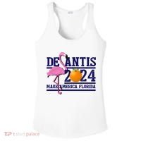 DeSantis 2024 Make America Florida Flamingo Election Ladies PosiCharge Competitor Racerback Tank thumb 0