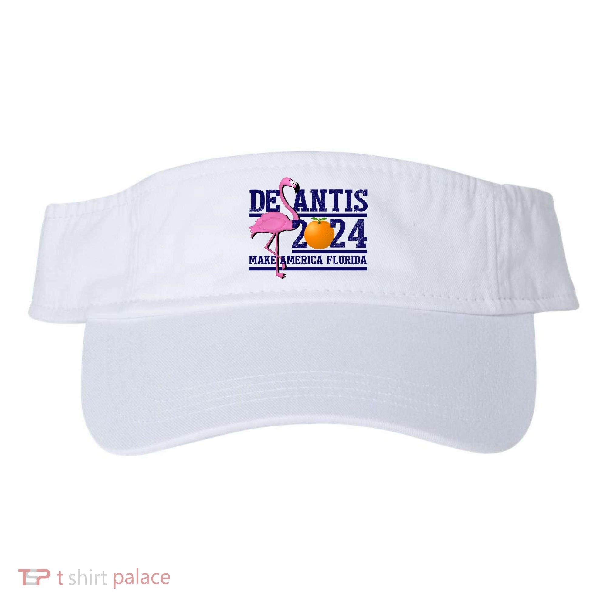 DeSantis 2024 Make America Florida Flamingo Election Visor