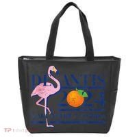 DeSantis 2024 Make America Florida Flamingo Election Tote Bag thumb 0