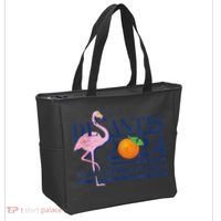 DeSantis 2024 Make America Florida Flamingo Election Tote Bag thumb 2