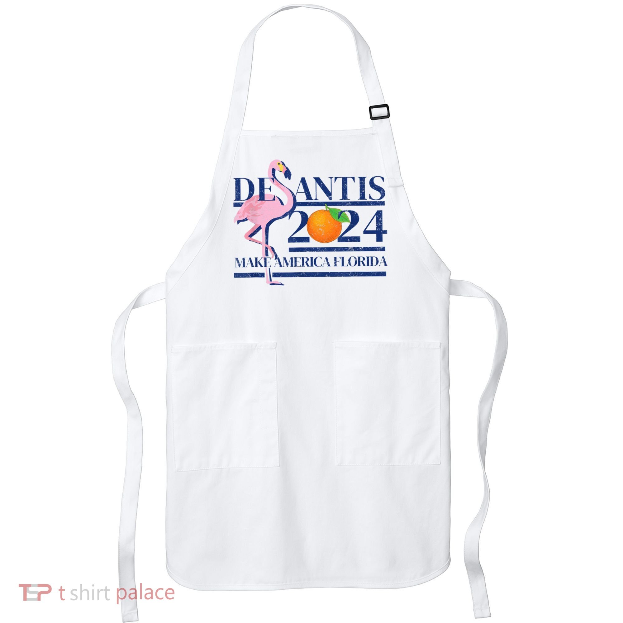 DeSantis 2024 Make America Florida Flamingo Election Apron