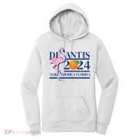 DeSantis 2024 Make America Florida Flamingo Election Women's Hoodie thumb 0