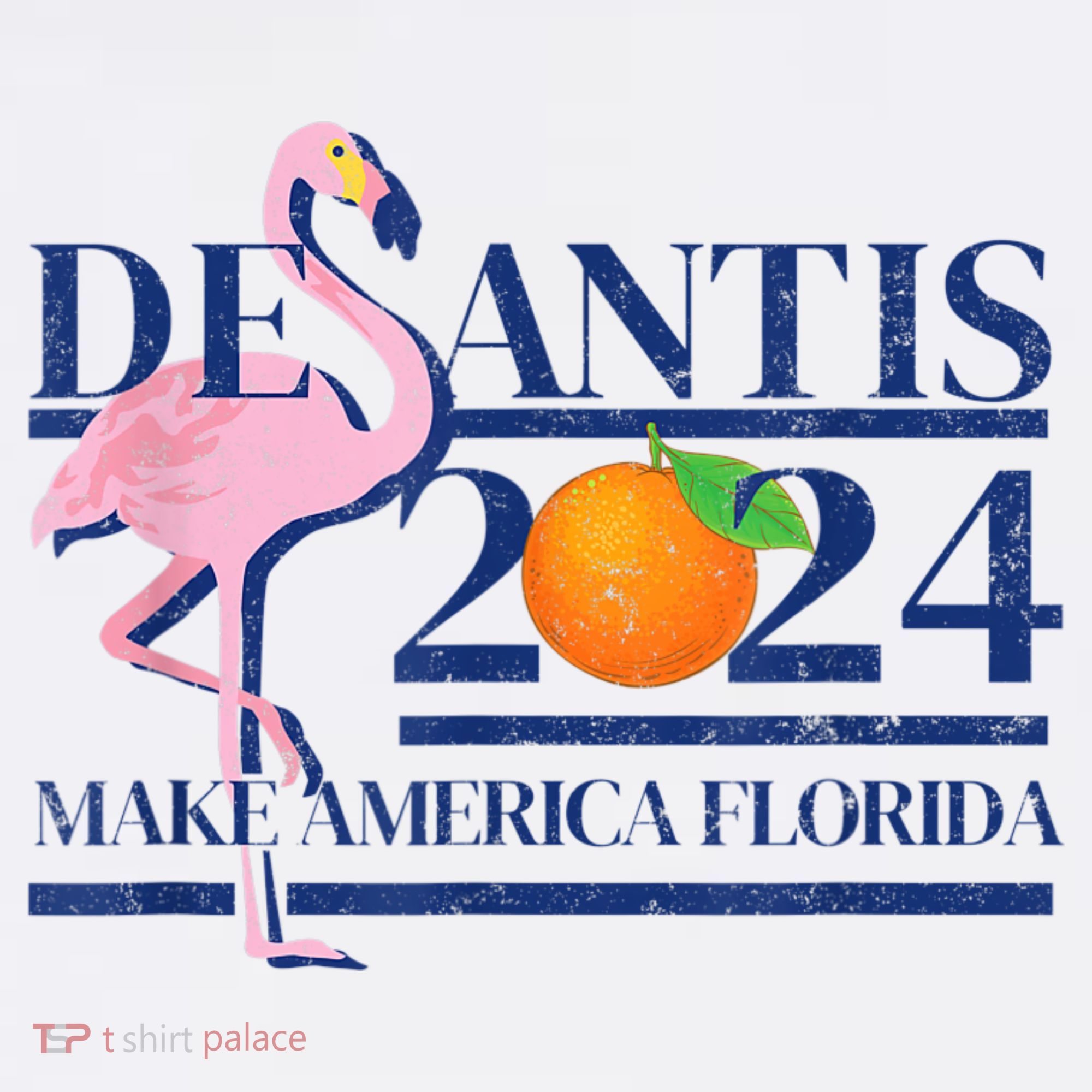 DeSantis 2024 Make America Florida Flamingo Election Mousepad