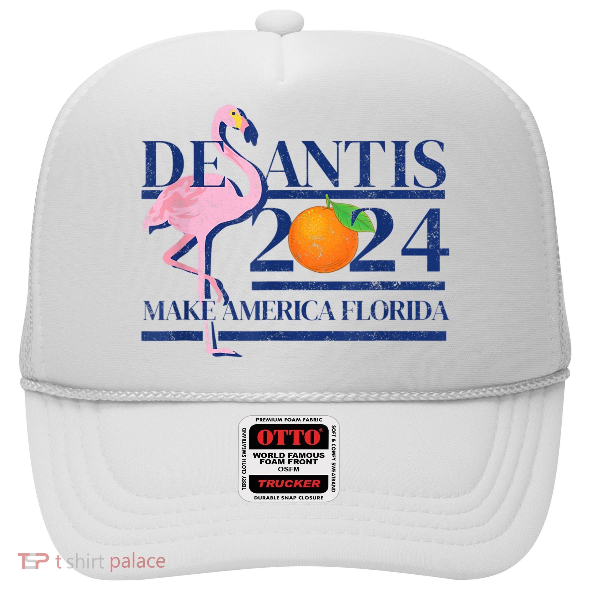 DeSantis 2024 Make America Florida Flamingo Election Hat