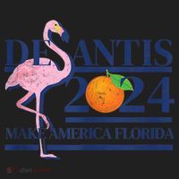 Desantis 2024 Make America Florida Flamingo Women's Sweatshirt thumb 2