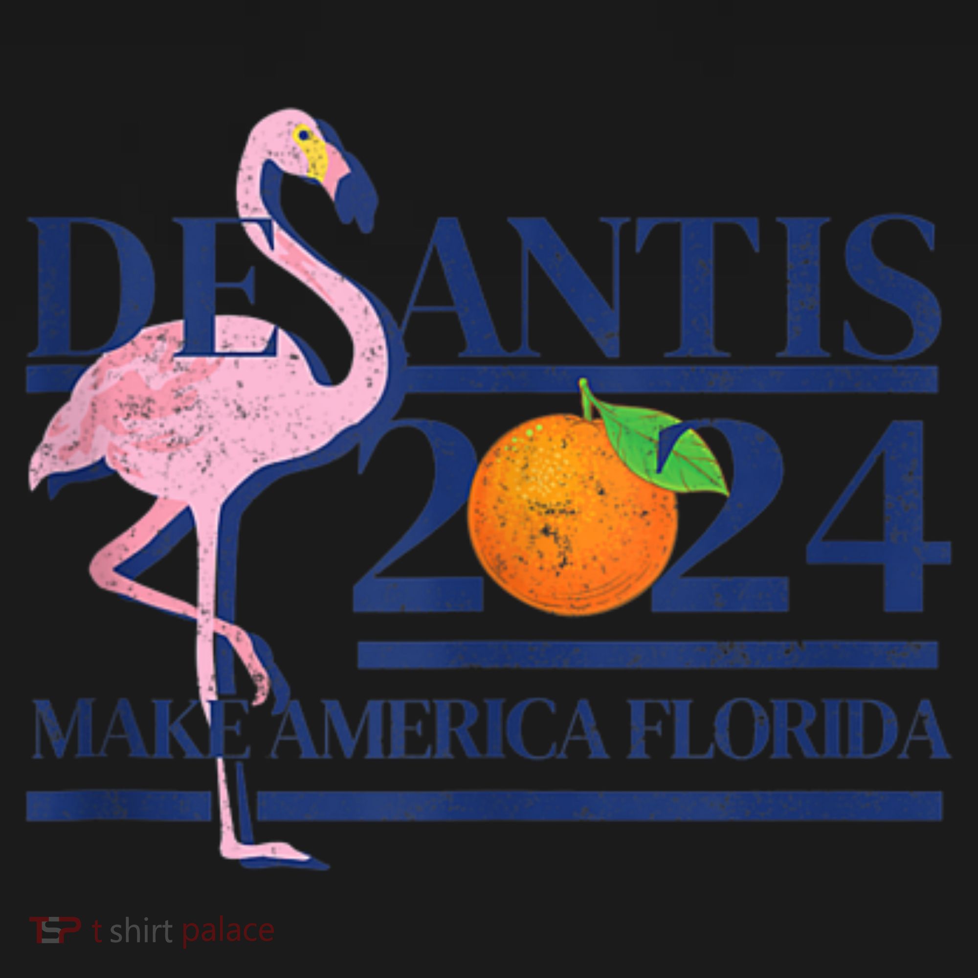 Desantis 2024 Make America Florida Flamingo Coaster