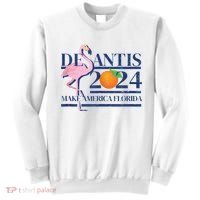 Desantis 2024 Make America Florida Flamingo Sweatshirt thumb 0