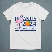 Desantis 2024 Make America Florida Flamingo T-Shirt thumb 5