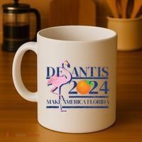 Desantis 2024 Make America Florida Flamingo Coffee Mug thumb 4