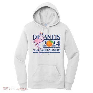 Desantis 2024 Make America Florida Flamingo Women's Hoodie