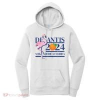 Desantis 2024 Make America Florida Flamingo Women's Hoodie thumb 0