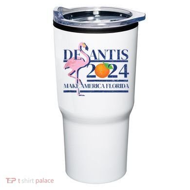 Desantis 2024 Make America Florida Flamingo Tumbler