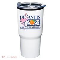 Desantis 2024 Make America Florida Flamingo Tumbler thumb 0
