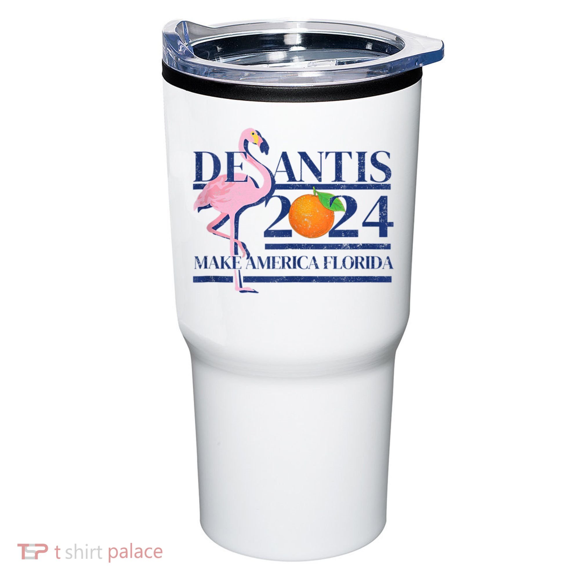 Desantis 2024 Make America Florida Flamingo Tumbler