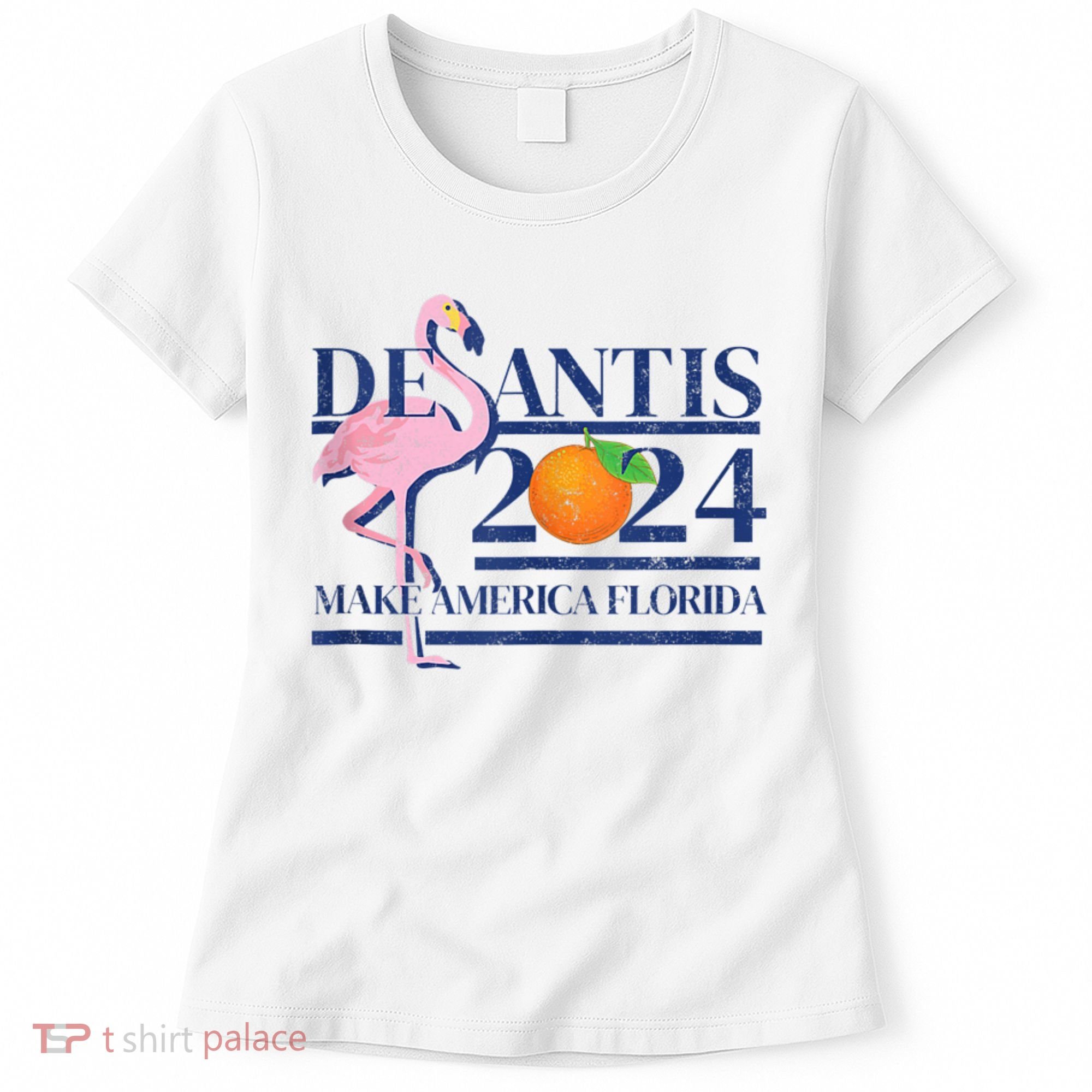 Desantis 2024 Make America Florida Flamingo Women's T-Shirt