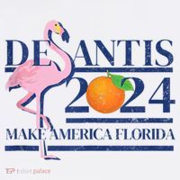 Desantis 2024 Make America Florida Flamingo Kids Sweatshirt thumb 2