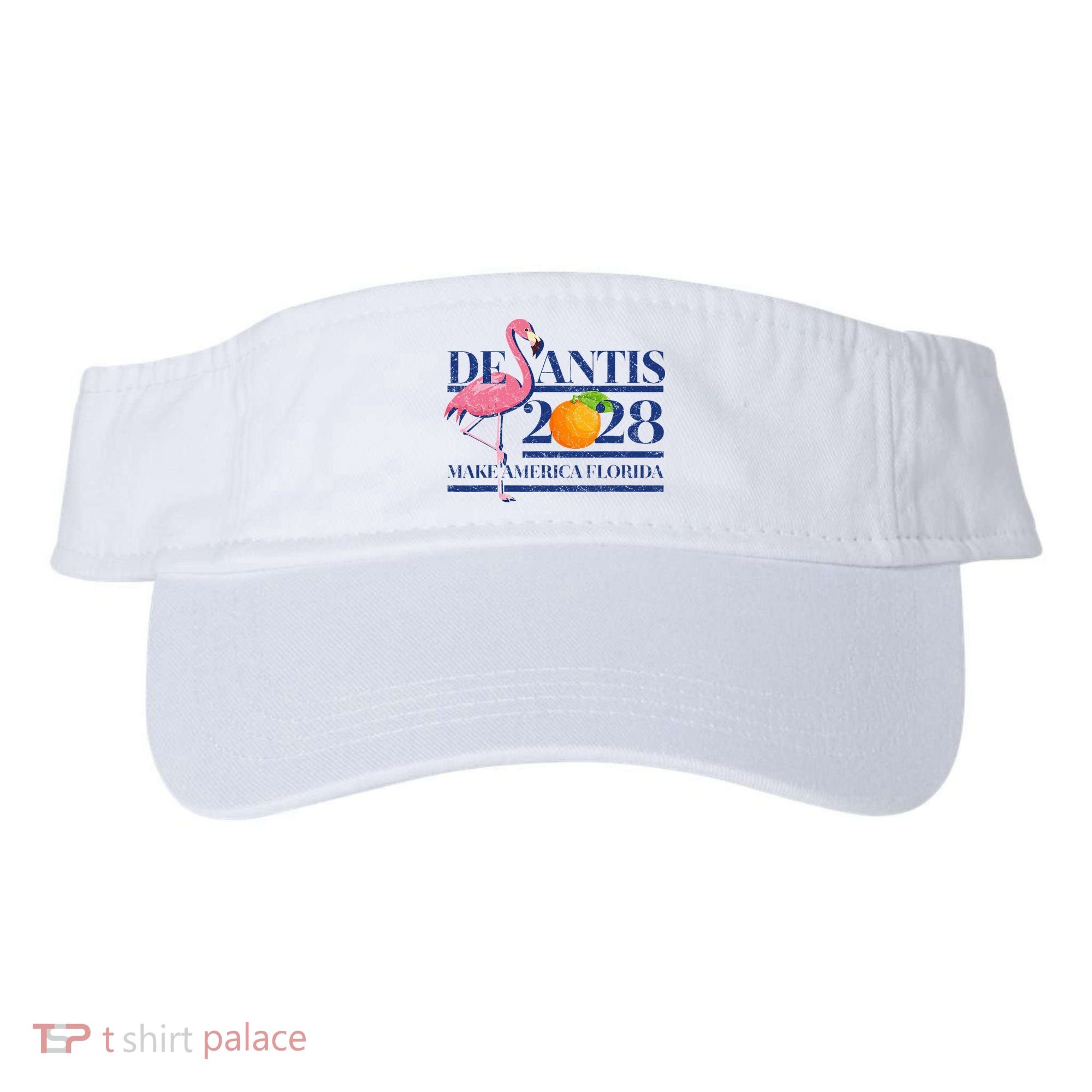 Desantis 2028 Make America Florida Ron Desantis 48 Flamingo Visor