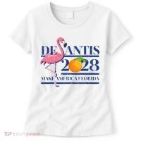 Desantis 2028 Make America Florida Ron Desantis 48 Flamingo Women's T-Shirt thumb 0