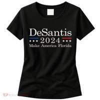 DeSantis 2024 Make America Florida Women's T-Shirt thumb 0