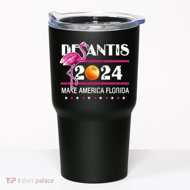 Desantis 2024 Make America Florida Flamingo Tumbler