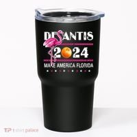 Desantis 2024 Make America Florida Flamingo Tumbler thumb 0