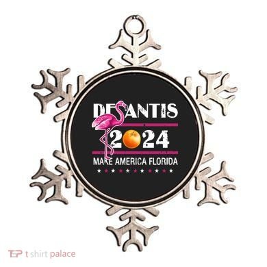 Desantis 2024 Make America Florida Flamingo Ornament