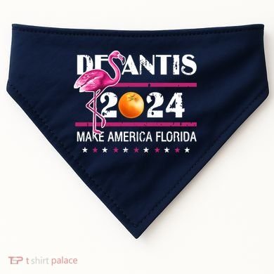 Desantis 2024 Make America Florida Flamingo USA-Made Doggie Bandana