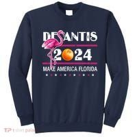Desantis 2024 Make America Florida Flamingo Sweatshirt thumb 0