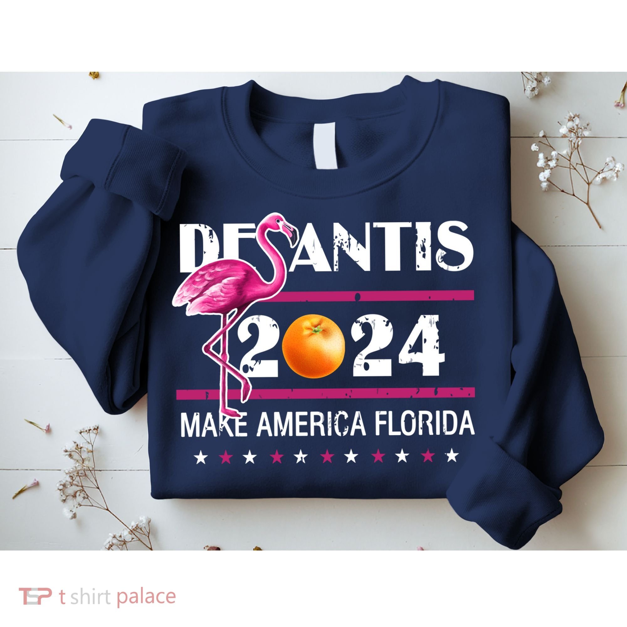 Desantis 2024 Make America Florida Flamingo Sweatshirt