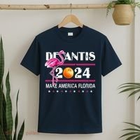Desantis 2024 Make America Florida Flamingo T-Shirt thumb 2