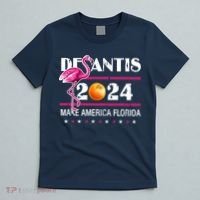 Desantis 2024 Make America Florida Flamingo T-Shirt thumb 5