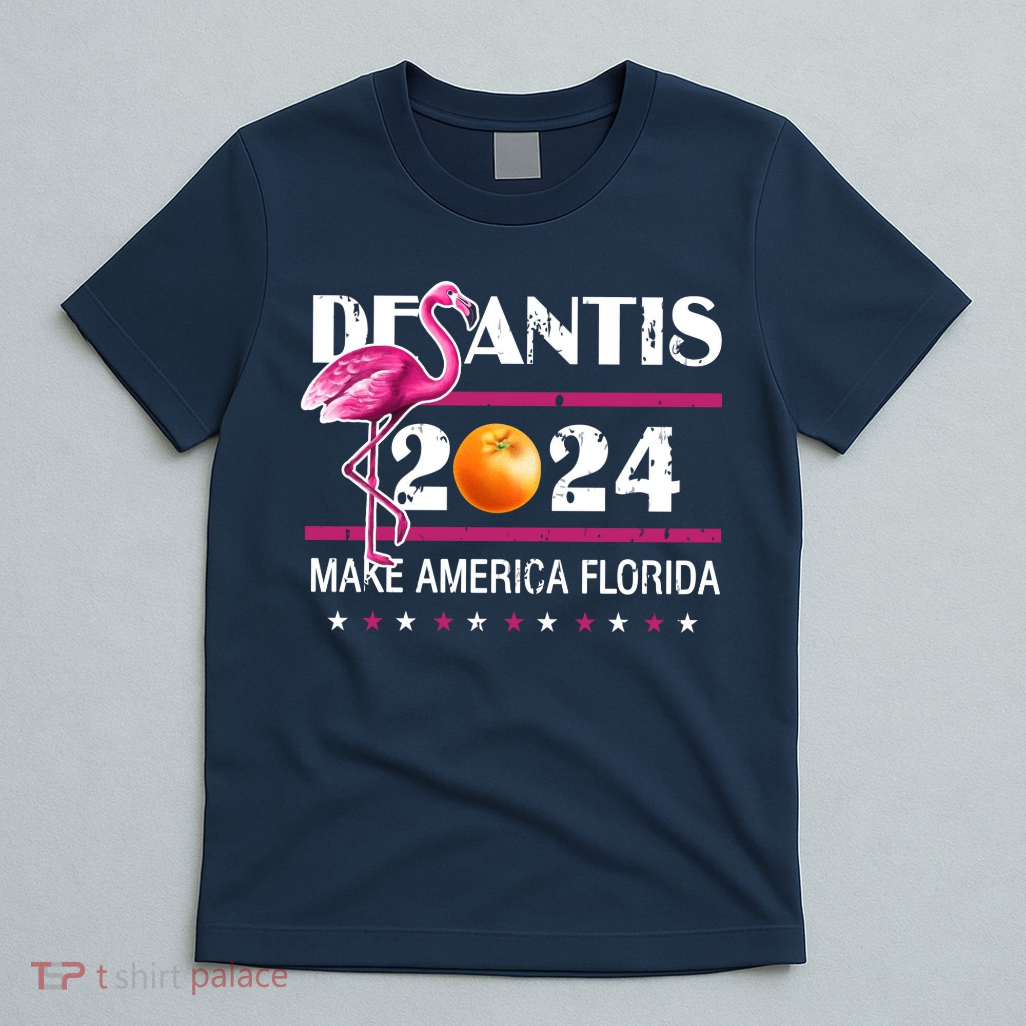 Desantis 2024 Make America Florida Flamingo T-Shirt
