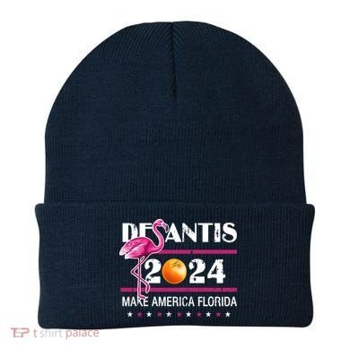 Desantis 2024 Make America Florida Flamingo Beanie