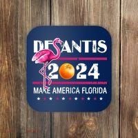 Desantis 2024 Make America Florida Flamingo Coaster thumb 0