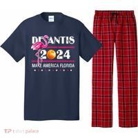 Desantis 2024 Make America Florida Flamingo Pajama Set thumb 0