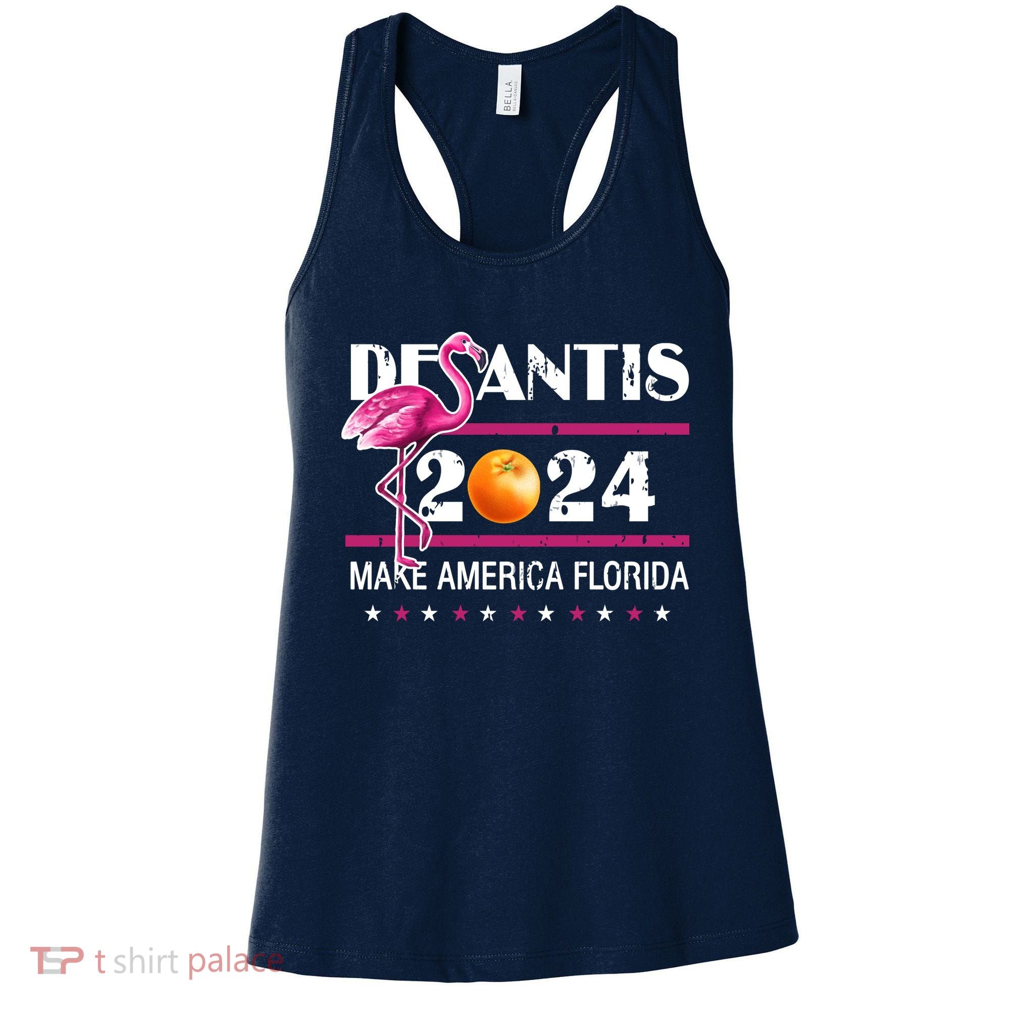 Desantis 2024 Make America Florida Flamingo Women's Tank Top