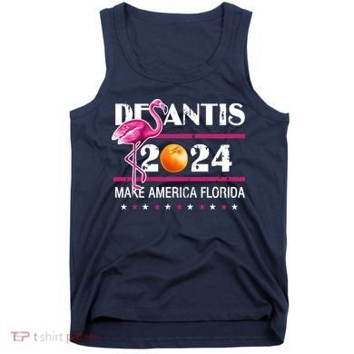 Desantis 2024 Make America Florida Flamingo Tank Top
