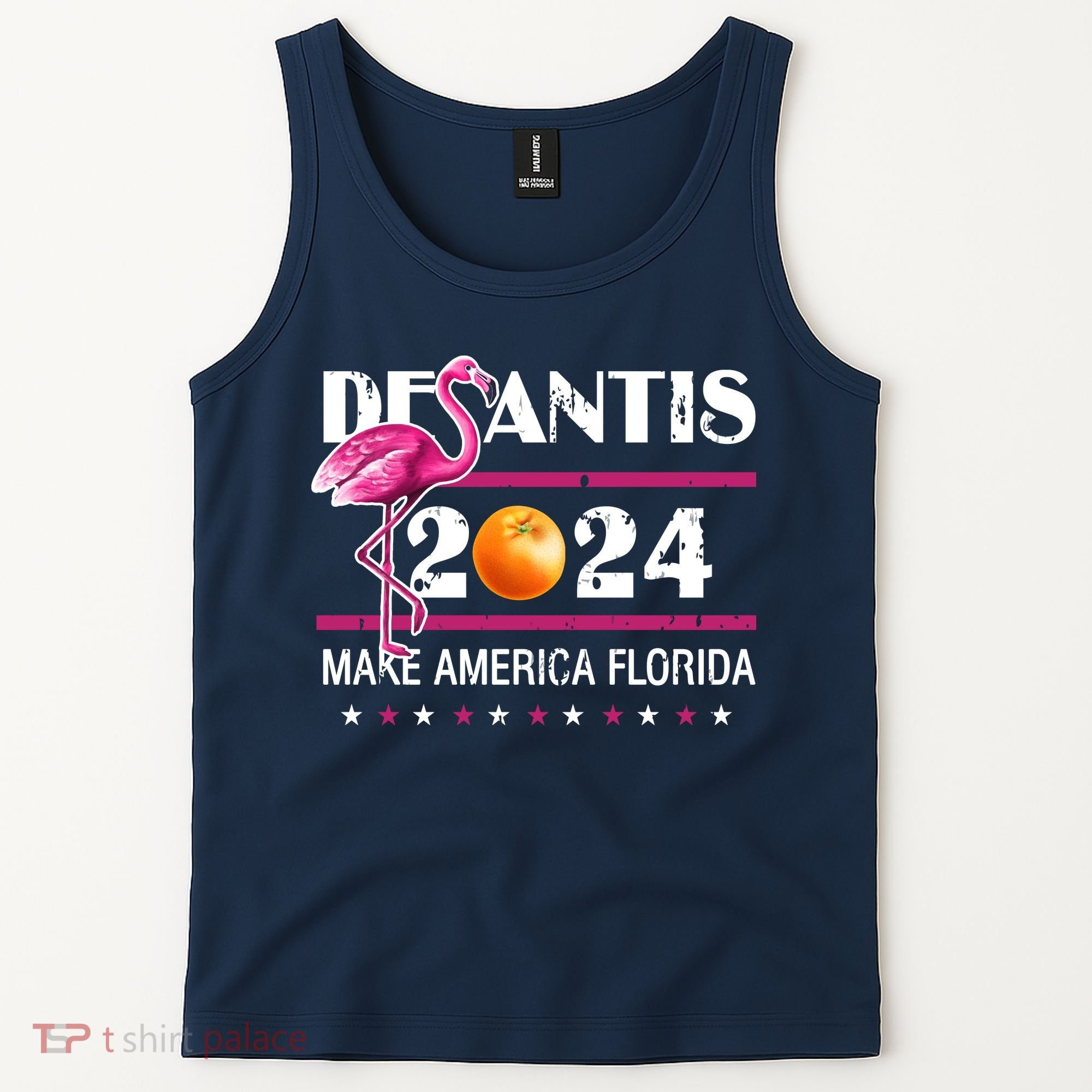 Desantis 2024 Make America Florida Flamingo Tank Top