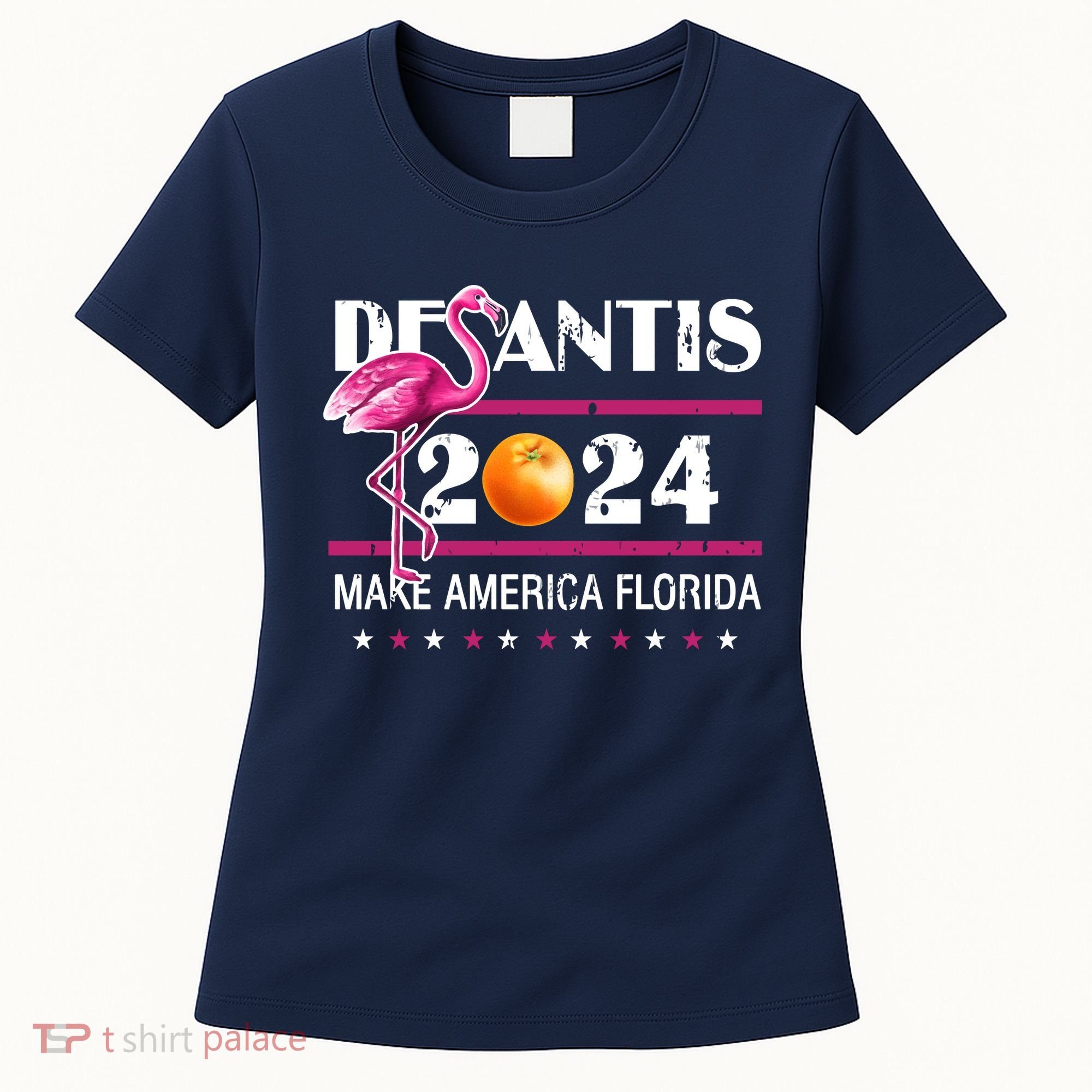 Desantis 2024 Make America Florida Flamingo Women's T-Shirt
