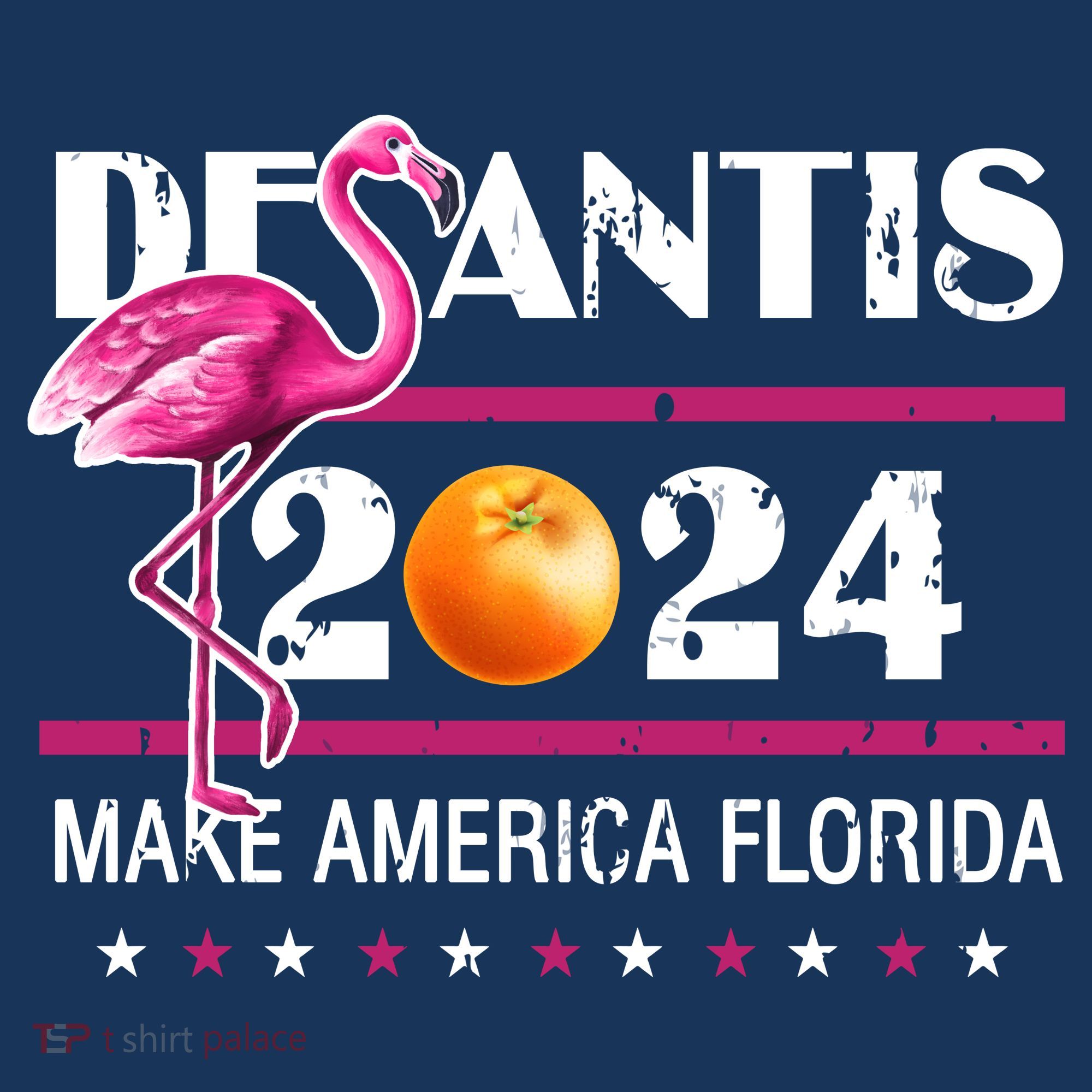 Desantis 2024 Make America Florida Flamingo Women's T-Shirt