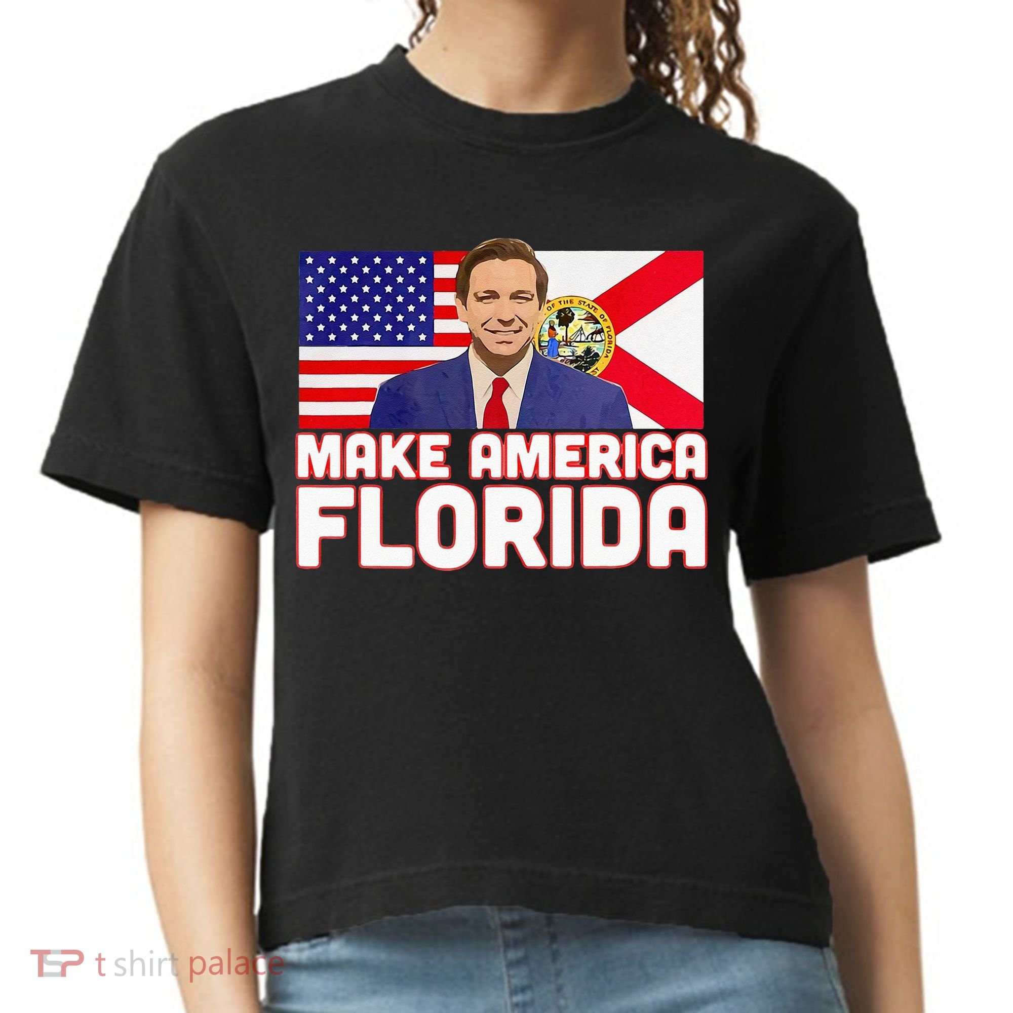 DeSantis 2024 Make America Florida DeSantis 2024 Comfort Colors Boxy T-Shirt