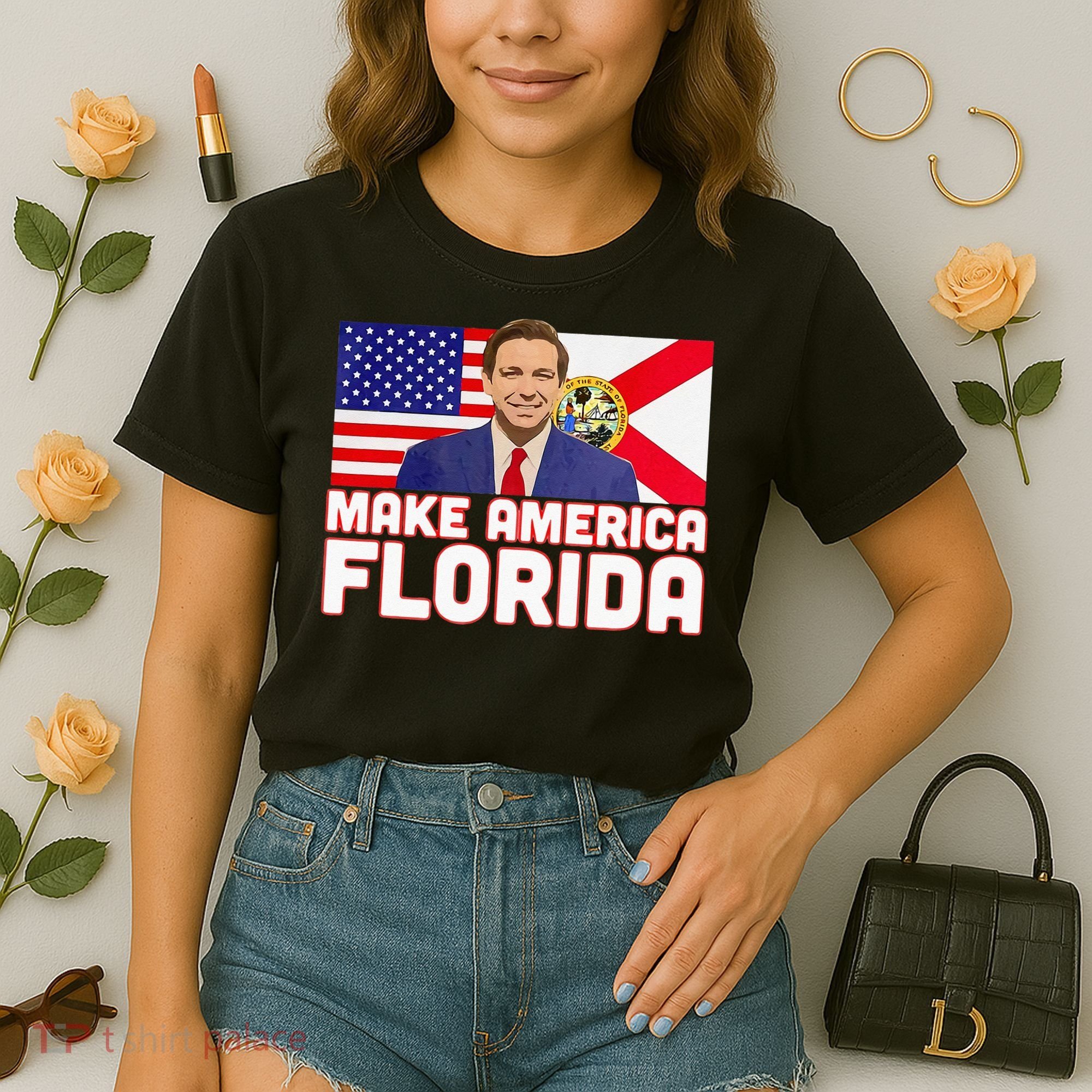 DeSantis 2024 Make America Florida DeSantis 2024 Comfort Colors Boxy T-Shirt