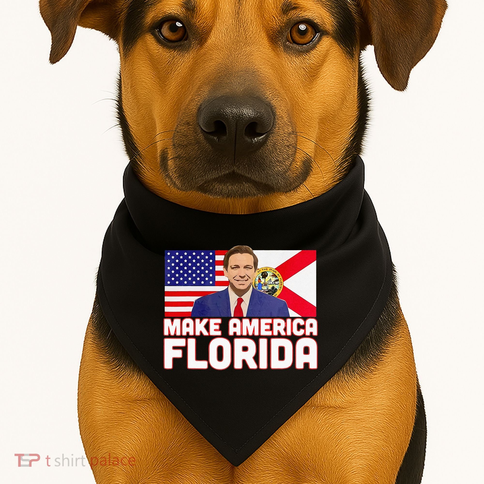 DeSantis 2024 Make America Florida DeSantis 2024 USA-Made Doggie Bandana