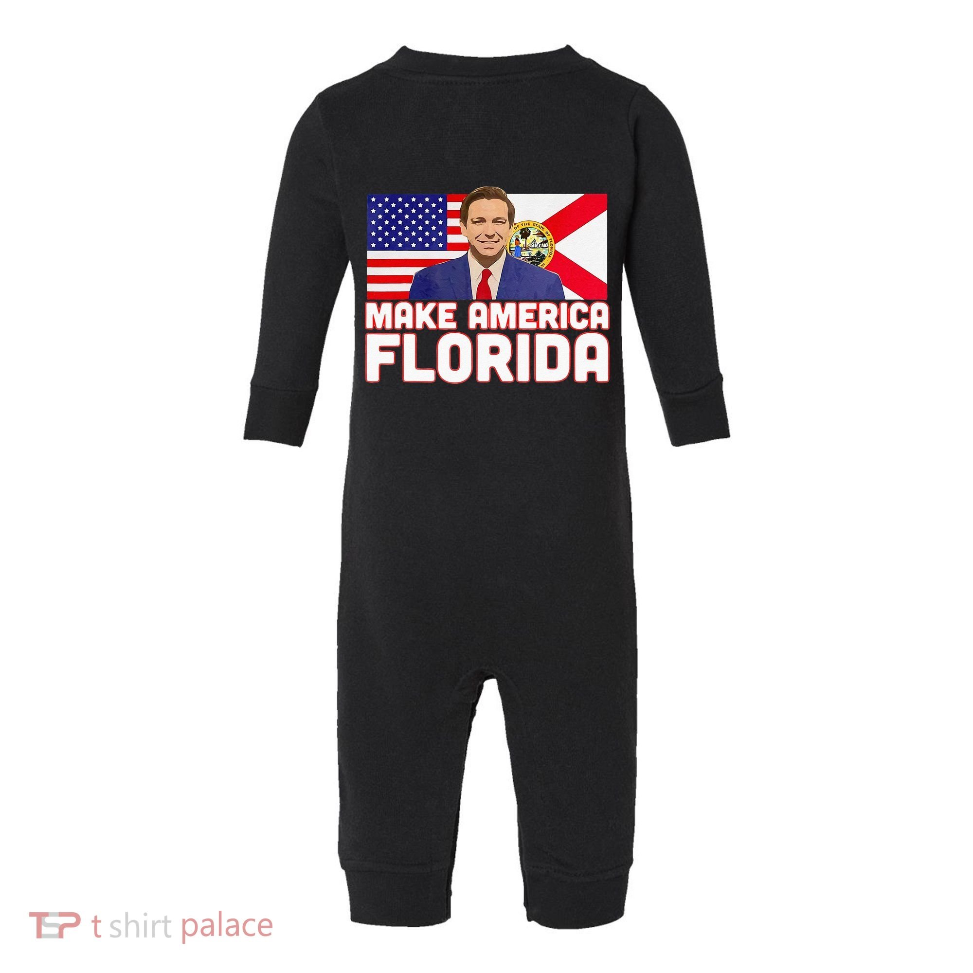 DeSantis 2024 Make America Florida DeSantis 2024 Infant Fleece One Piece