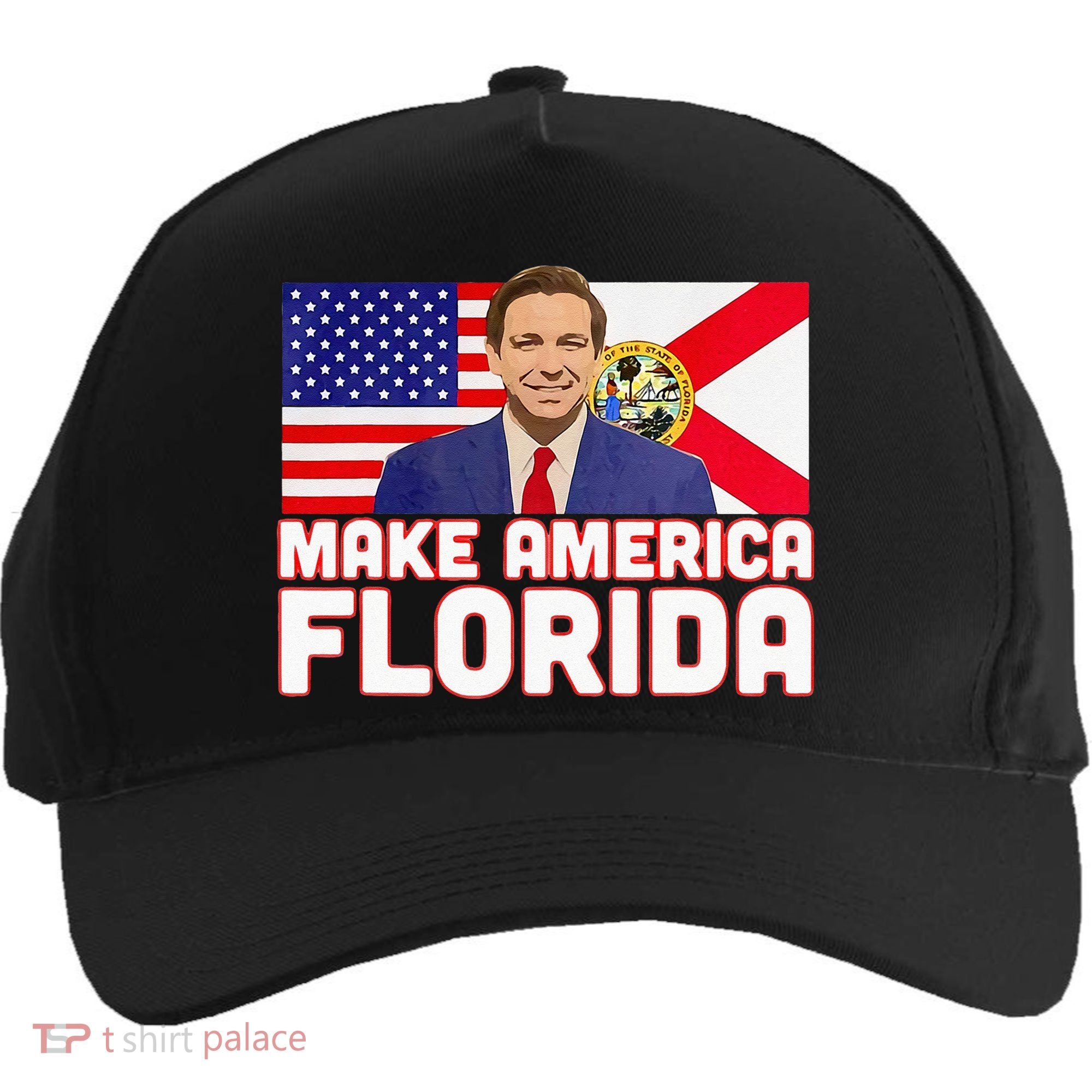 DeSantis 2024 Make America Florida DeSantis 2024 Five-Panel Snapback Cap