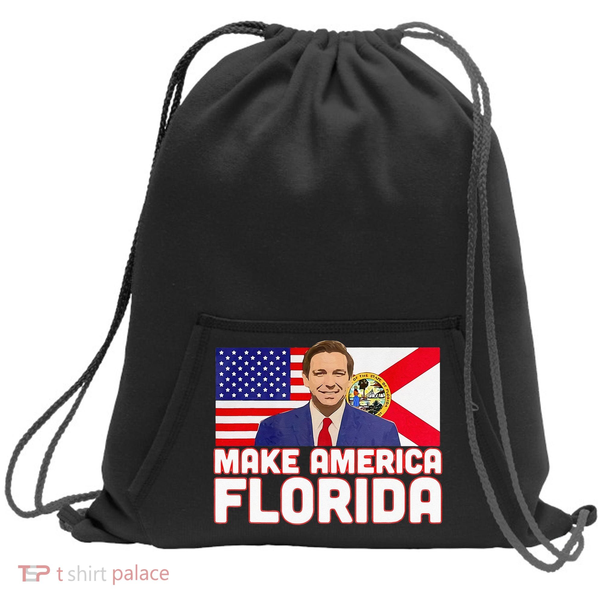 DeSantis 2024 Make America Florida DeSantis 2024 Sweatshirt Cinch Pack Bag