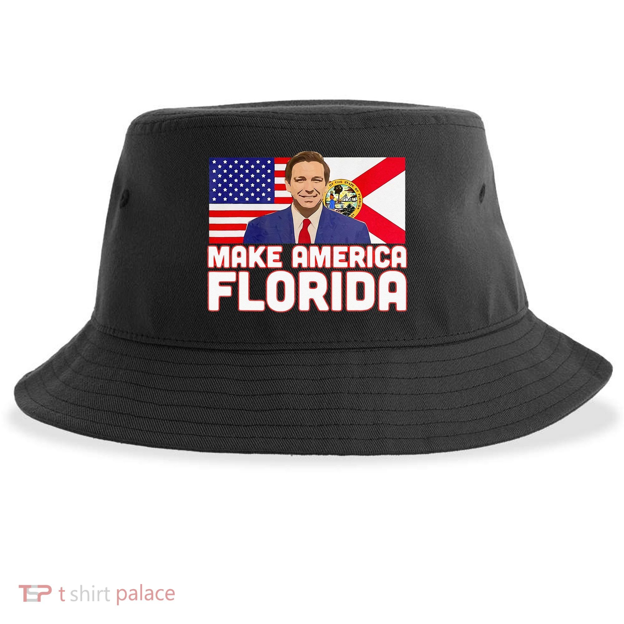 DeSantis 2024 Make America Florida DeSantis 2024 Sustainable Bucket Hat