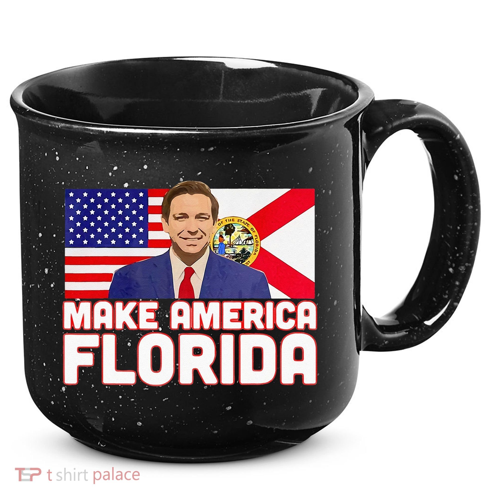DeSantis 2024 Make America Florida DeSantis 2024 15oz Campfire Ceramic Mug