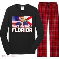 DeSantis 2024 Make America Florida DeSantis 2024 Long Sleeve Pajama Set thumb 0